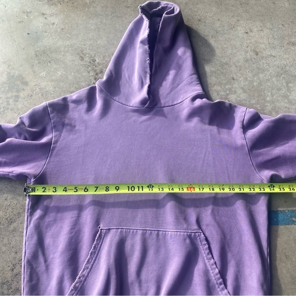 MACHUS  Distressed Hoodie in Amethyst - Picture 6 of 9